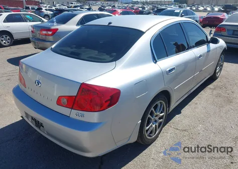 2006 Infiniti G35 from USA, damaged, VIN JNKCV51E16M516325